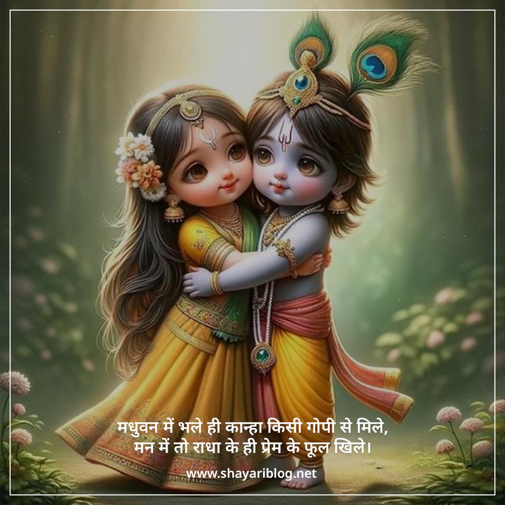 mohabbat radha krishna shayari